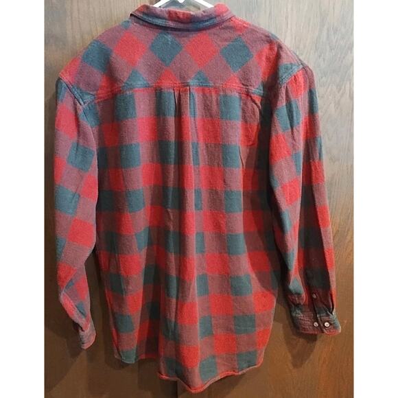 C.E. Schmidt Workwear Flannel Shirt Men's XXL Buffalo Plaid Heavy Cotton Button - Picture 4 of 4